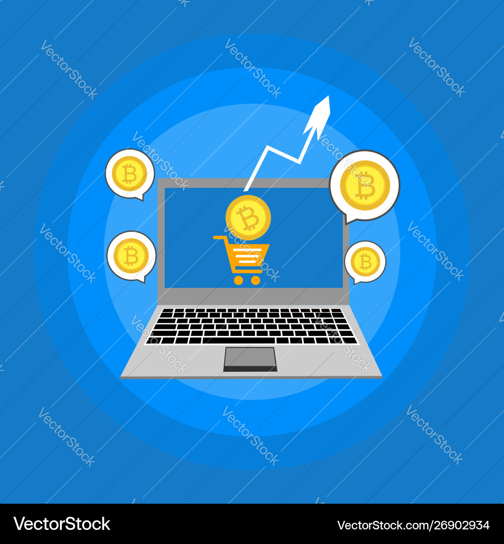 Blockchain scheme mining crypto currency server Blockchain scheme mining crypto currency server Vector Image