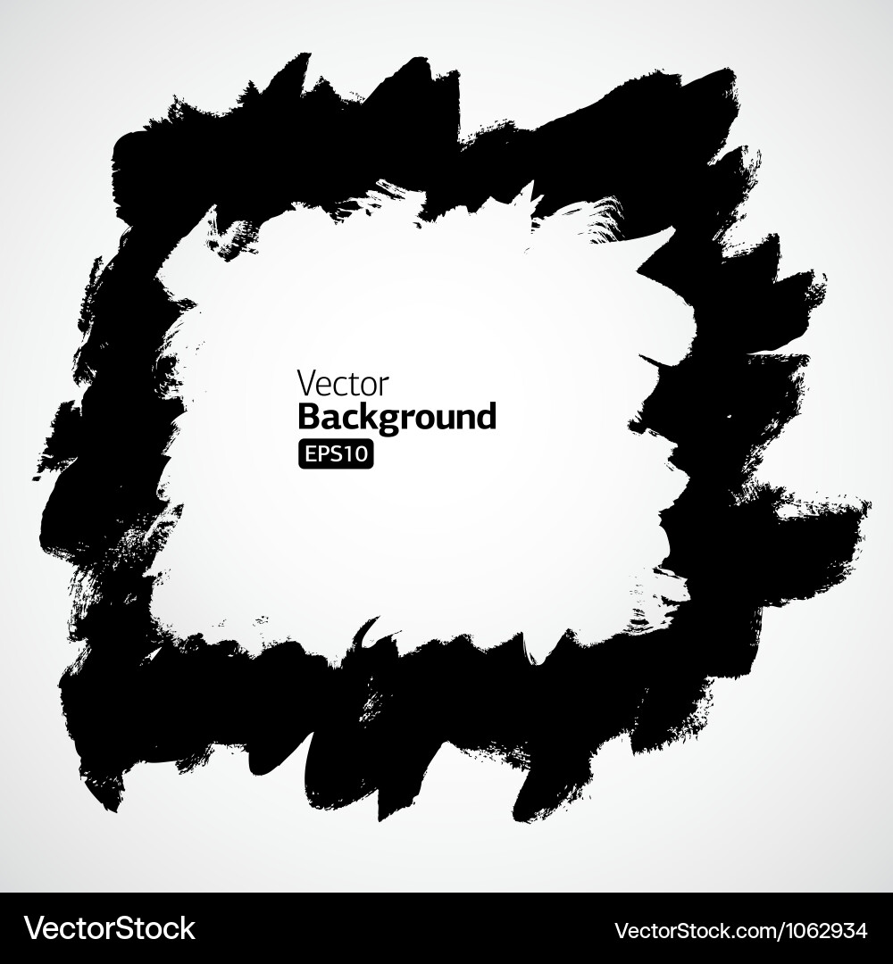 Dark Grunge Form Vektorbild