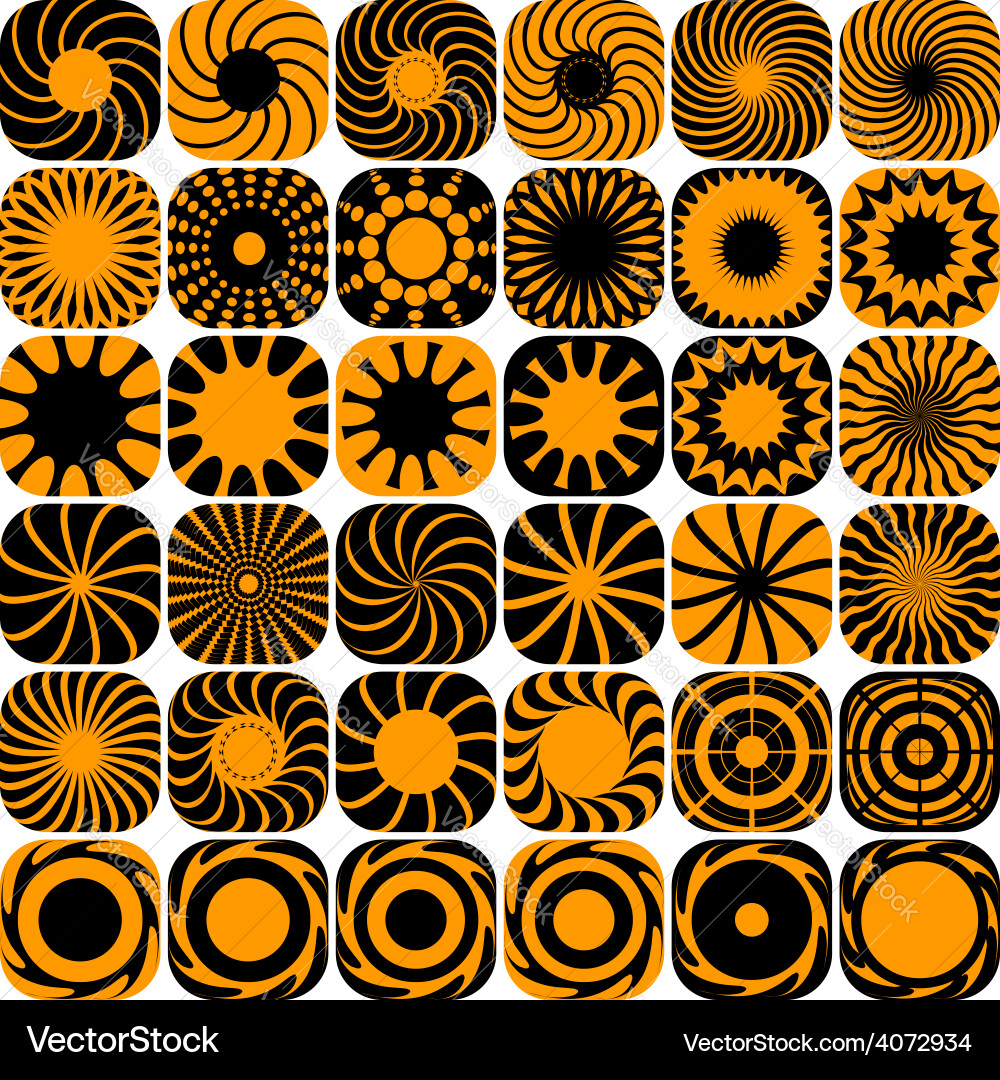 Design elements set Vector Image