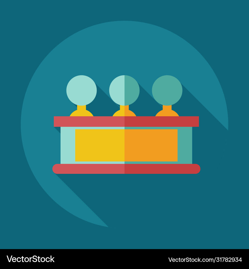 Flat modern design with shadow icons judge Flat modern design with shadow icons judge vector image
