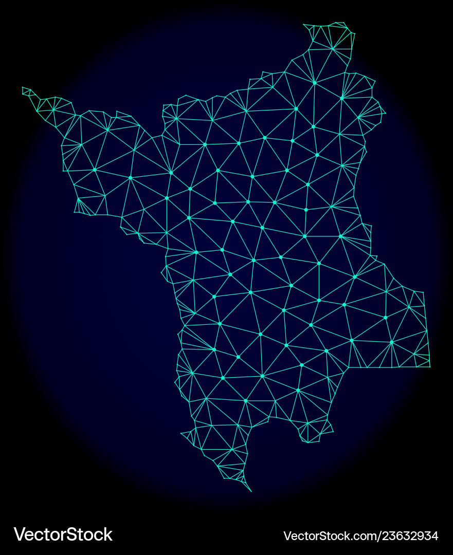 Polygonal 2d mesh abstract map of roraima Polygonal 2d mesh abstract map of roraima Vector Image