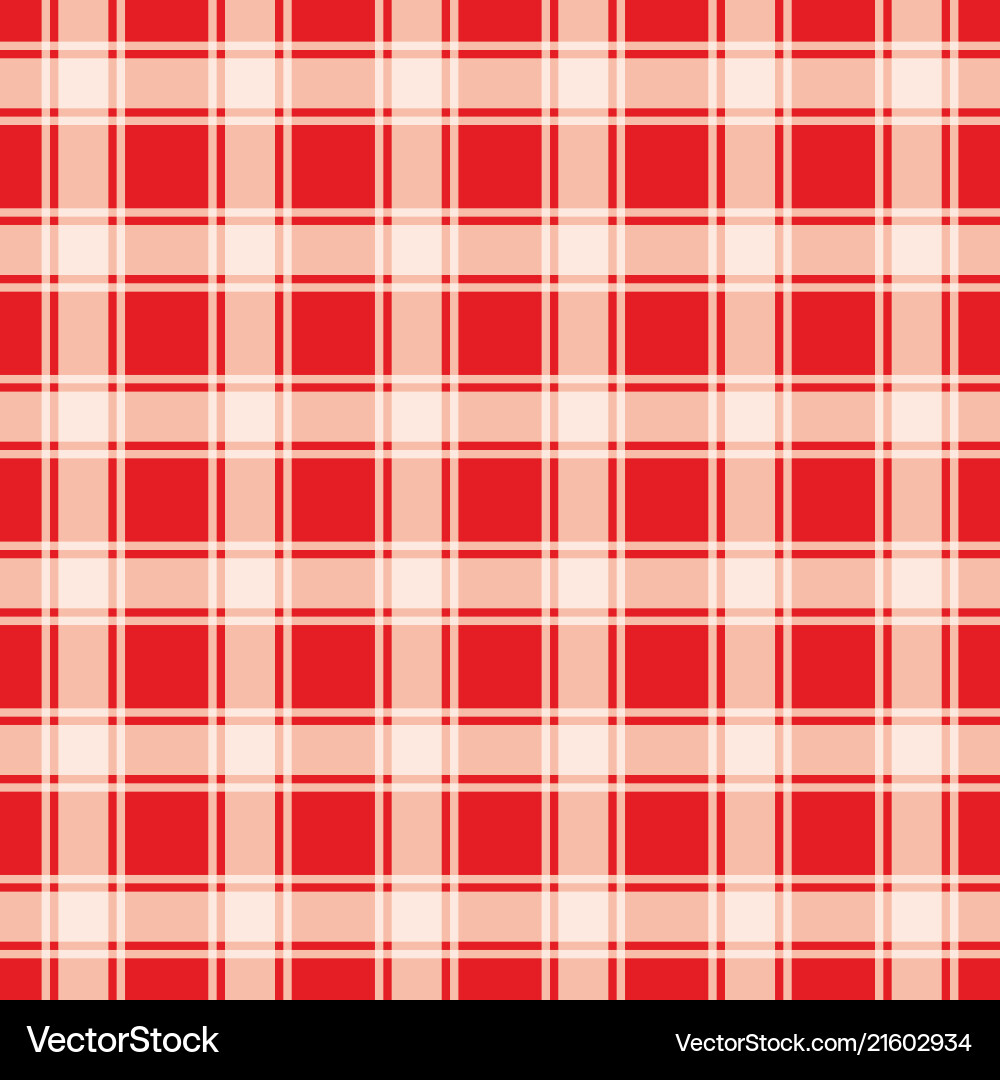 Red gingham pattern geometric background Red gingham pattern geometric background vector image