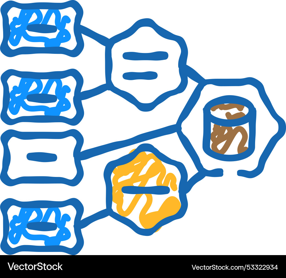 Software architecture icon doodle Software architecture icon doodle vector image