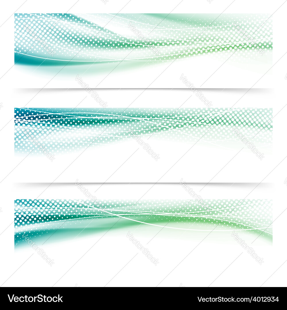 Swoosh Speed Dotted Header vector image