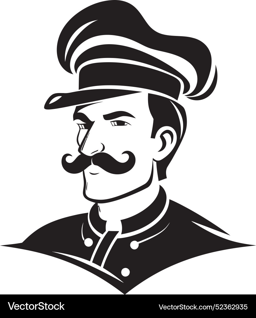 Chef avatar iconic artistry set Royalty Free Vector Image