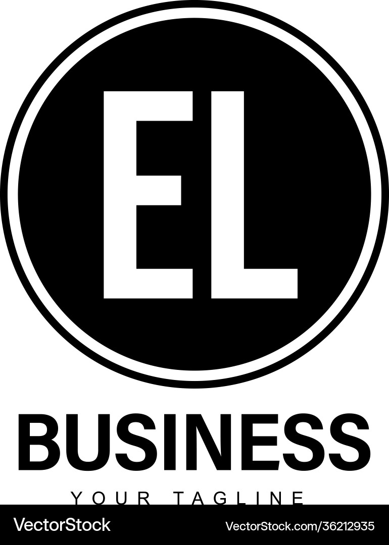 El initial a logo design with abstract style El initial a logo design with abstract style Vector Image