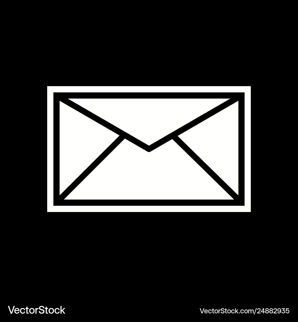 Inbox icon design vector image