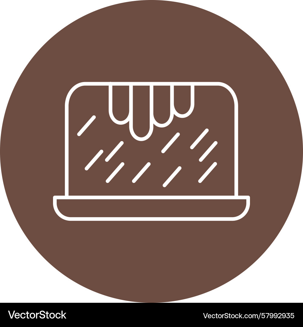 Multi Circle Butter Slice Vector Image