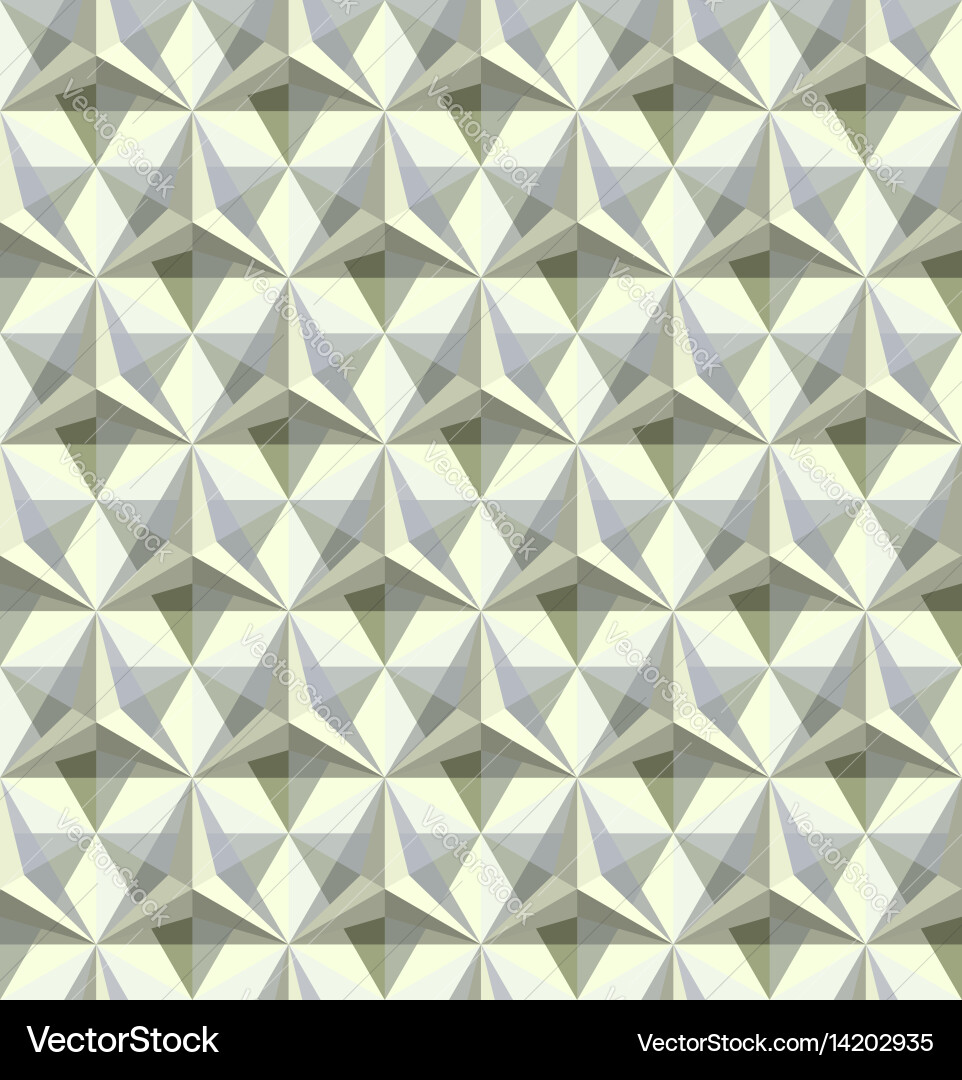 Triangular geometric seamless pattern vector image