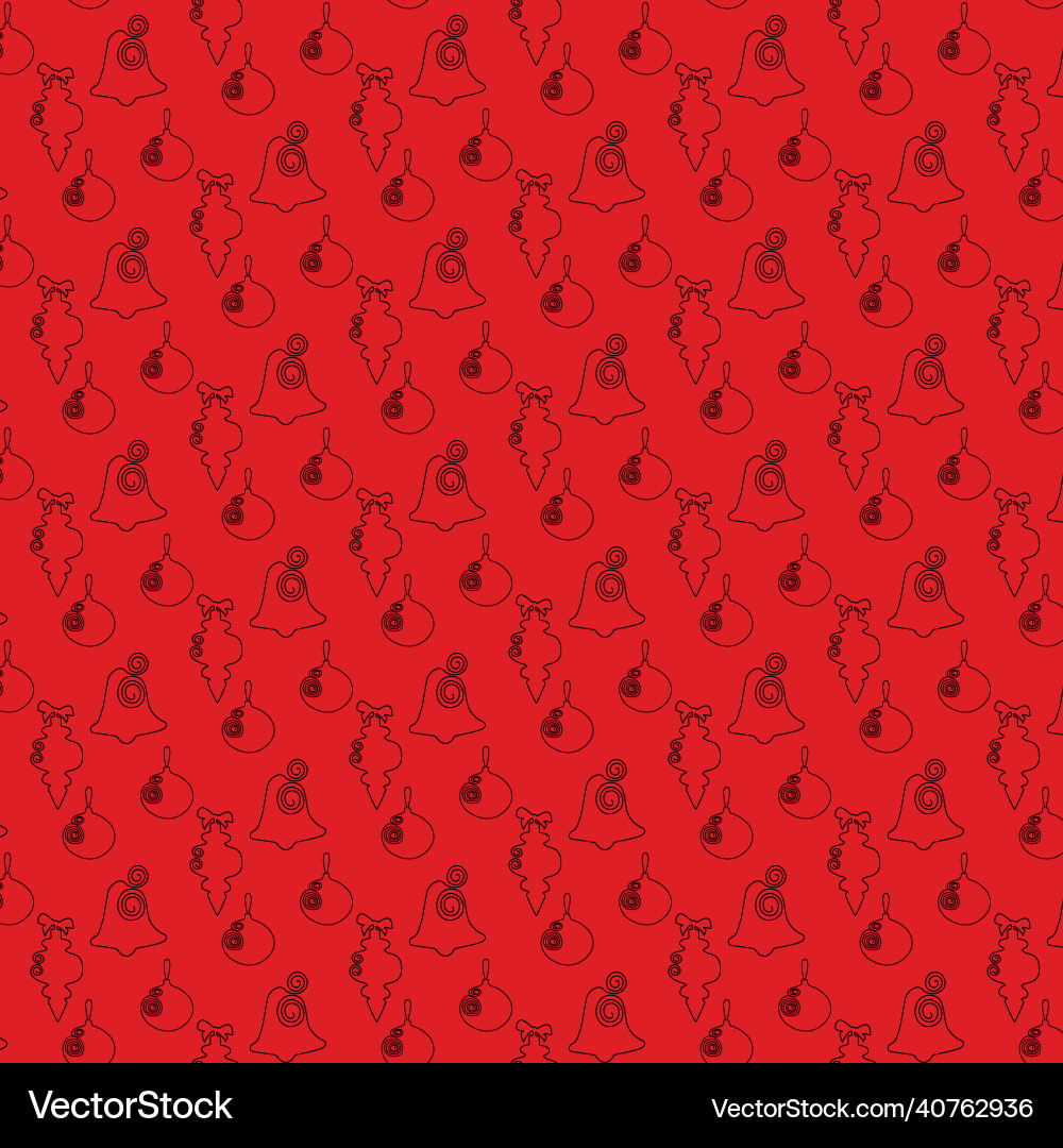 Abstract pattern with the image of a christmas vector image