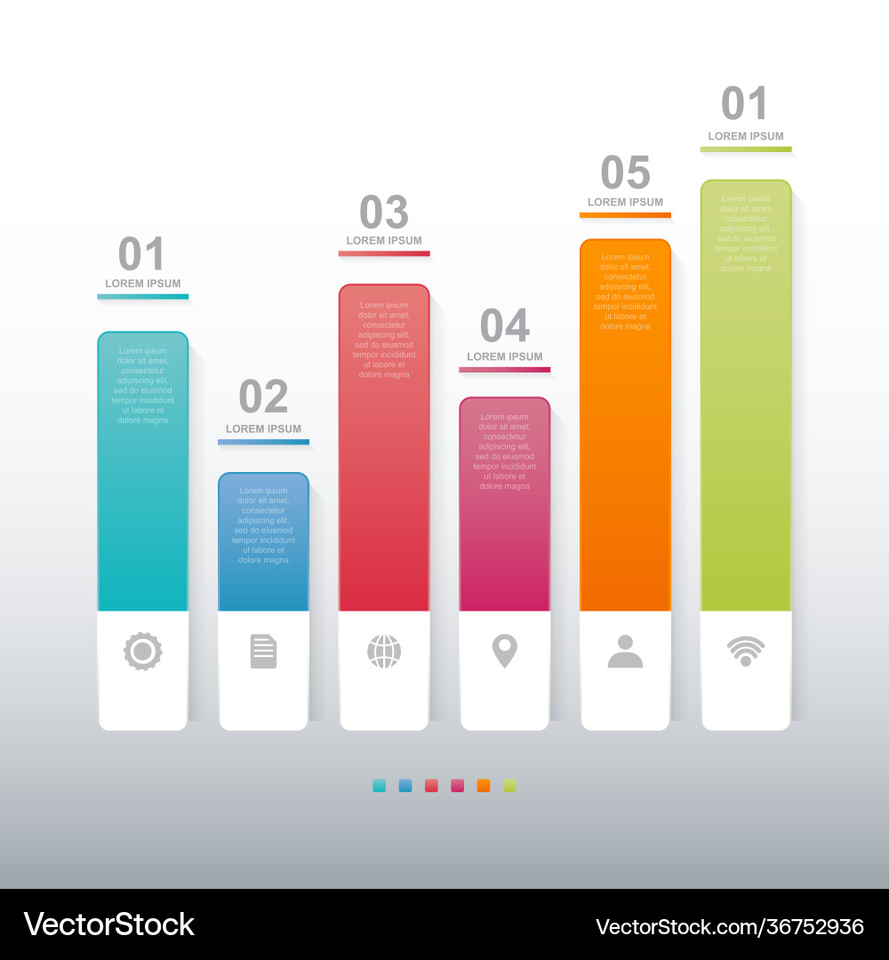 Bar chart graph diagram statistical business Bar chart graph diagram statistical business vector image