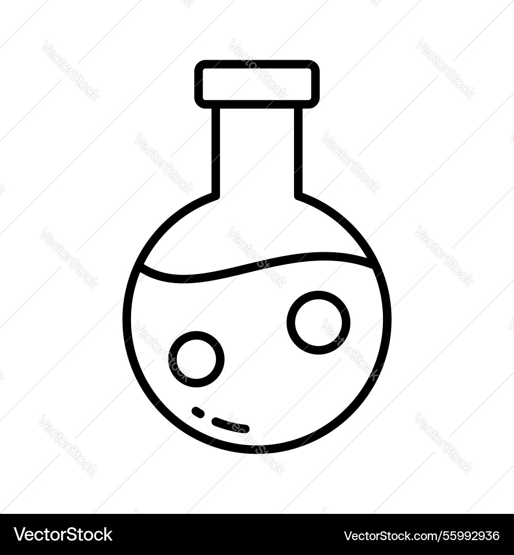 Flask vector image