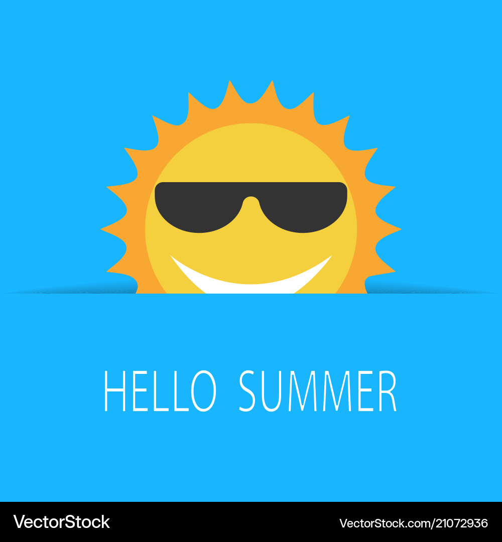 Fun shiny background with written text hel vector image