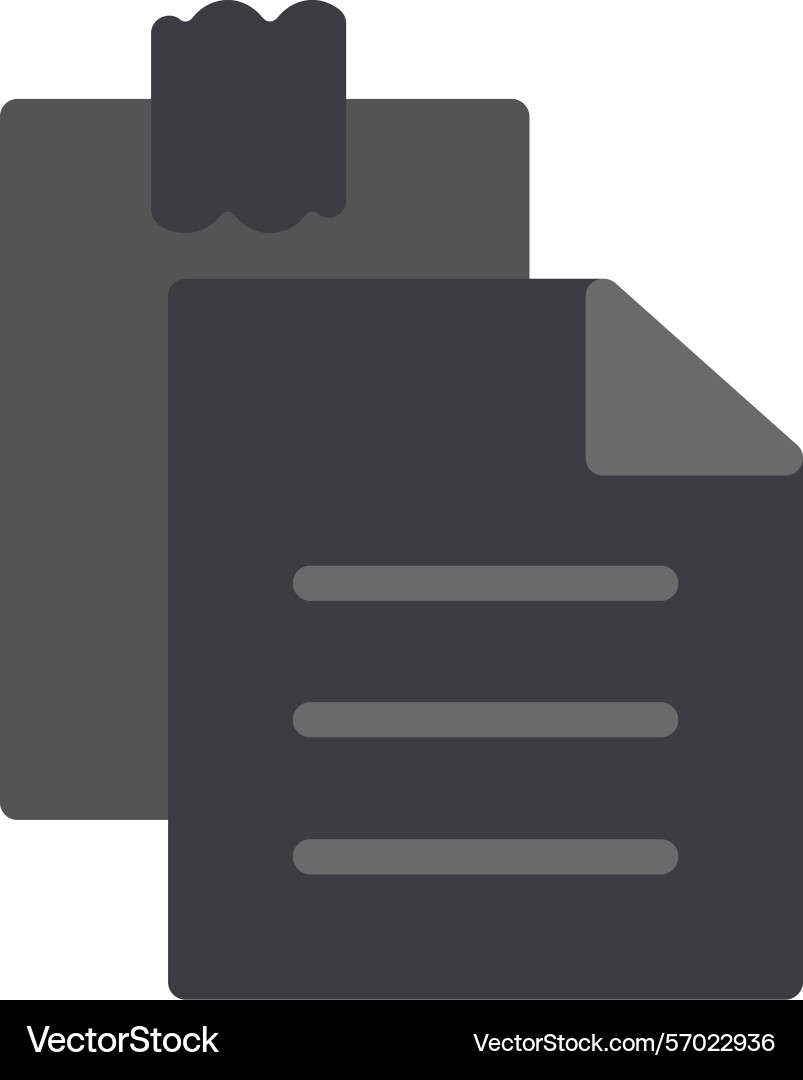 Note flat style icon design Royalty Free Vector Image