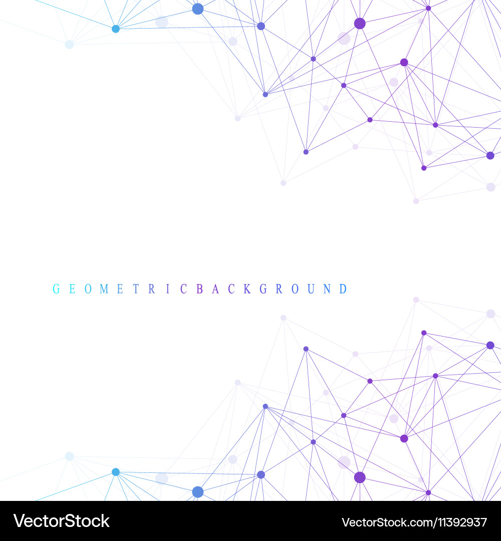 Network Connection Background Vector Image