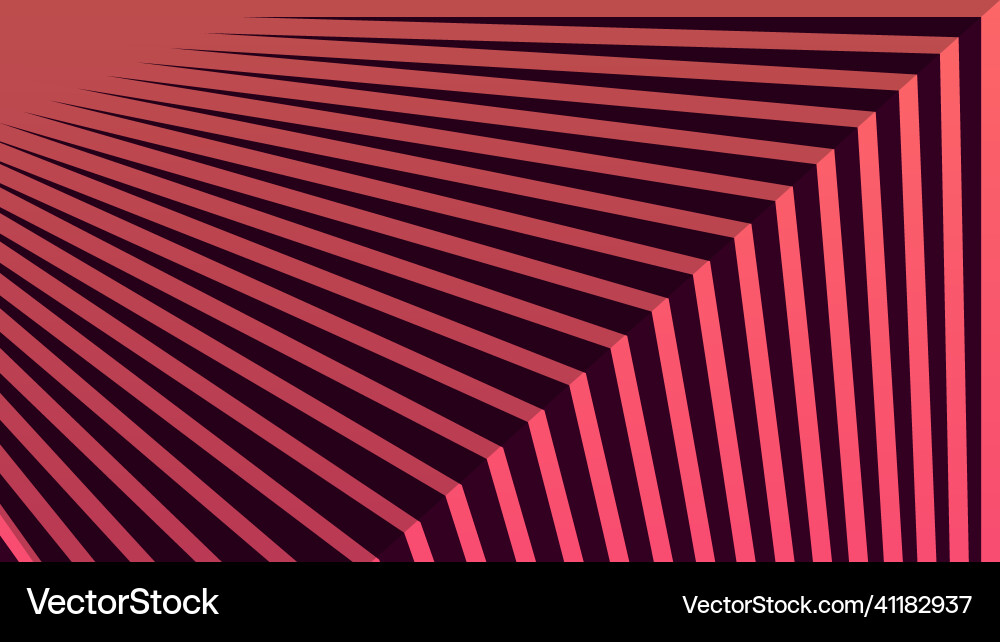 Red Gradient Line Art Background Vector Image