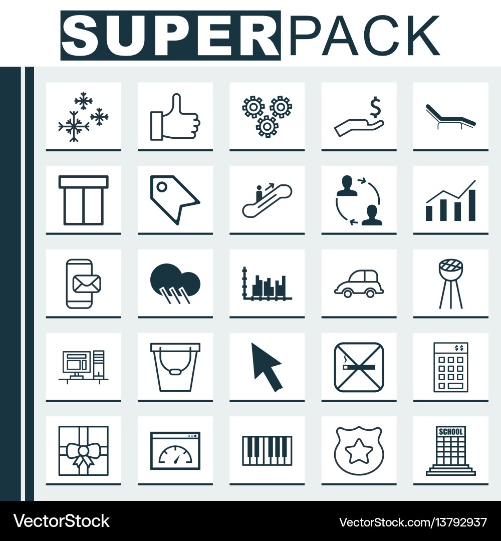Set von 25 universellen editierbaren Icons können verwendet werden Set von 25 universellen editierbaren Icons können verwendet werden vektorbild