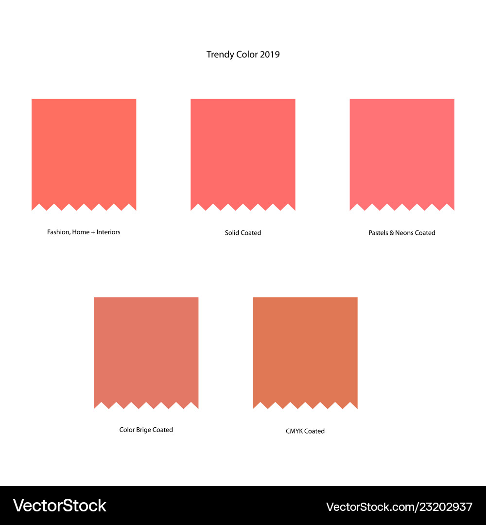 Trendy color scheme by plain patches Trendy color scheme by plain patches vector image