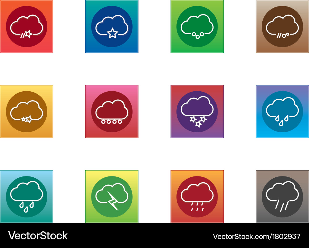 Web cloud icon Vector Image