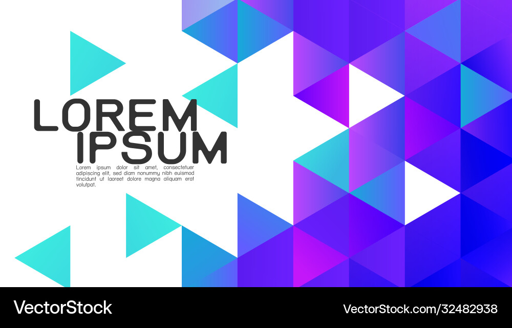 Abstract geometric background colorful gradient Abstract geometric background colorful gradient vector image
