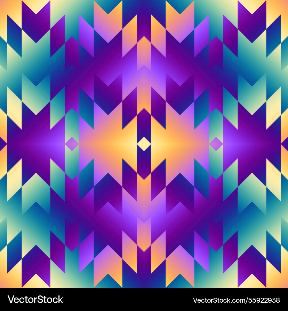Abstract seamless tileable pattern triangles vector image