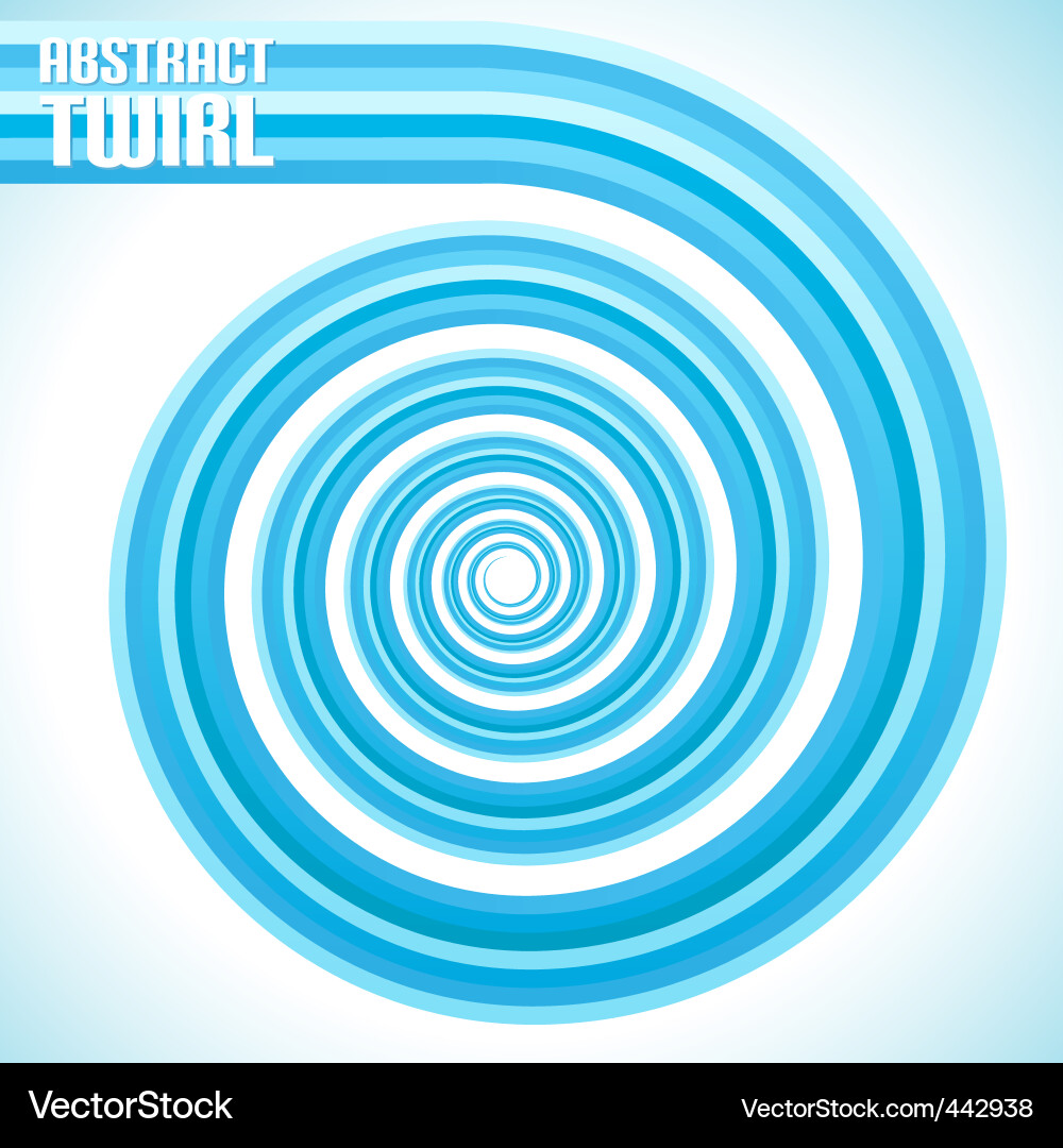 Dynamic Twirl Background vector image