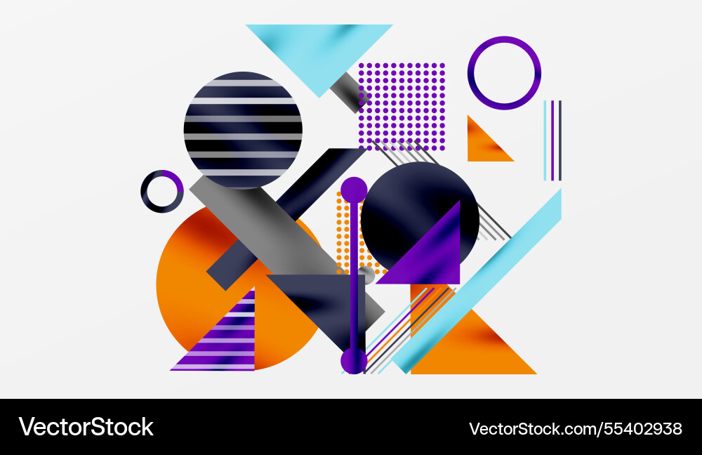 Geometric background showcasing sharp lines Geometric background showcasing sharp lines Vector Image
