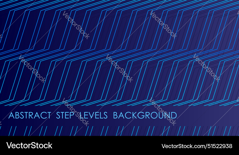 Horizontal step grid abstract background vector image