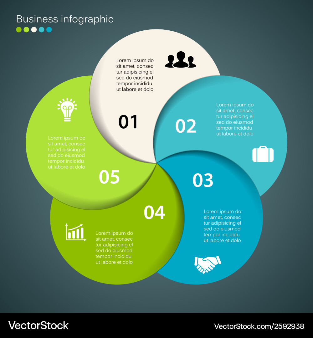 Informative Data Presentation Template vector image