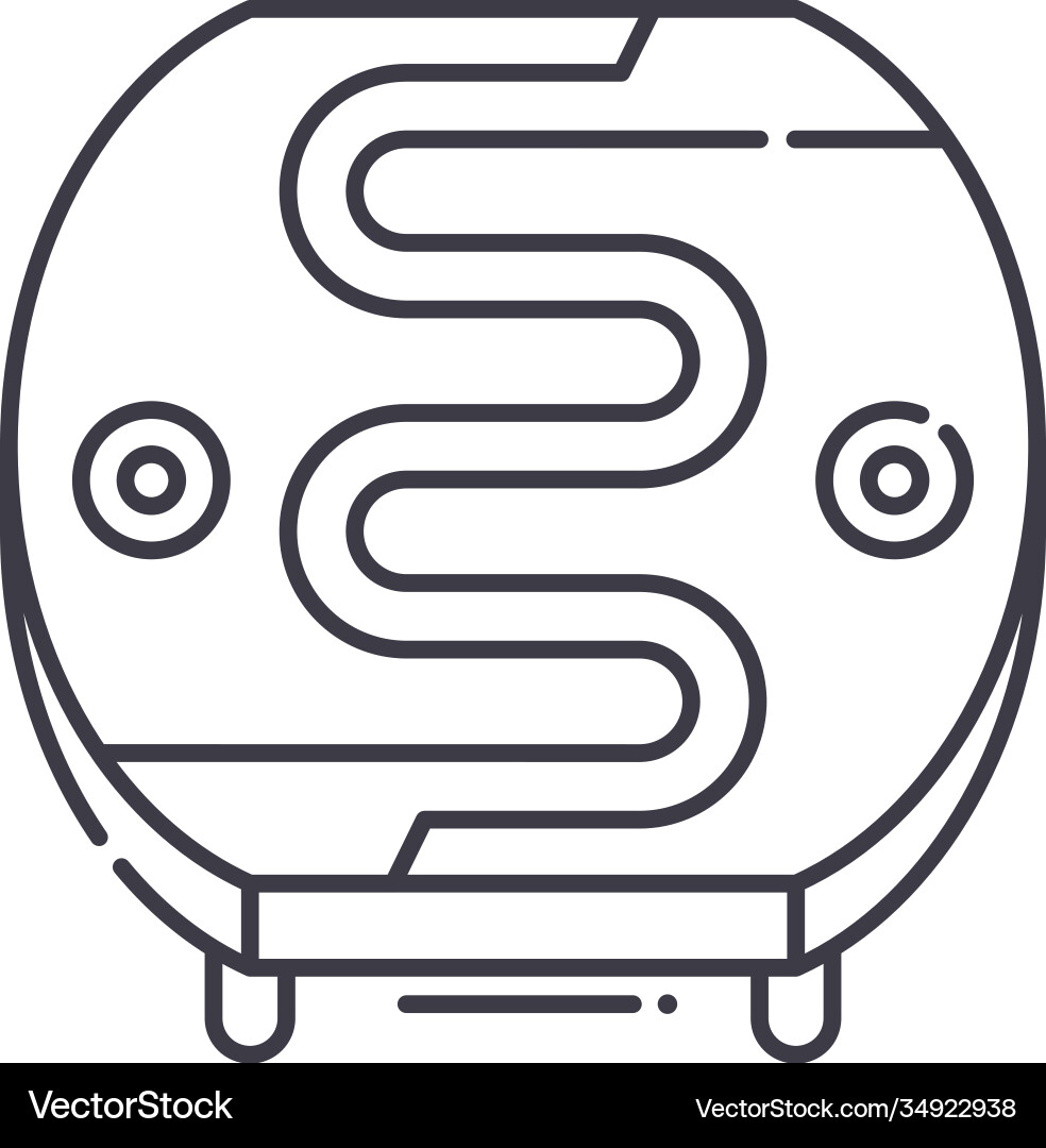 Ldr icon linear isolated thin line vector image