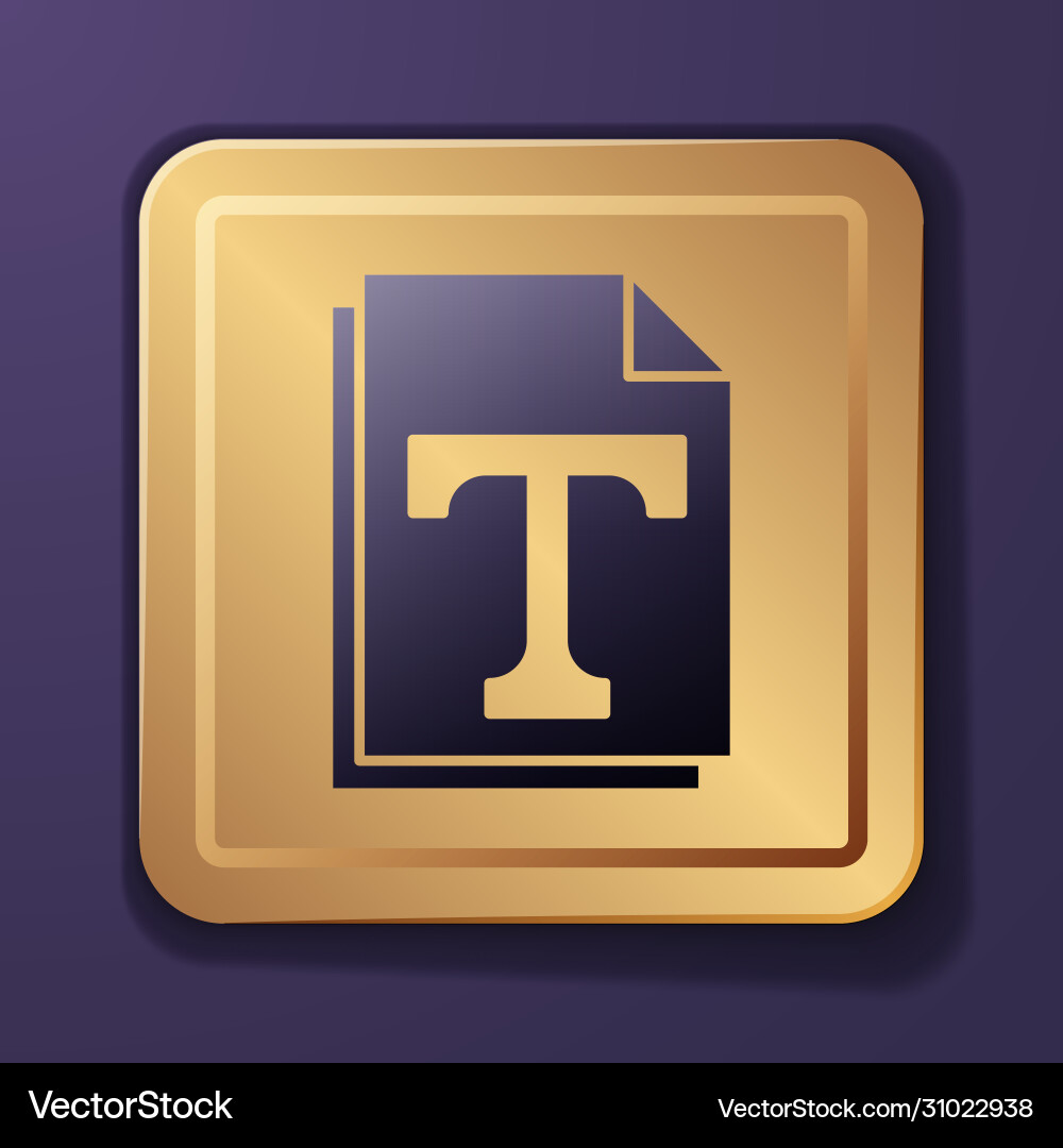 Purple text file document icon isolated on Purple text file document icon isolated on Vector Image