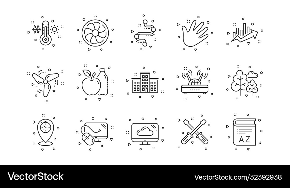 Timeline path fan engine and profits chart line Vector Image
