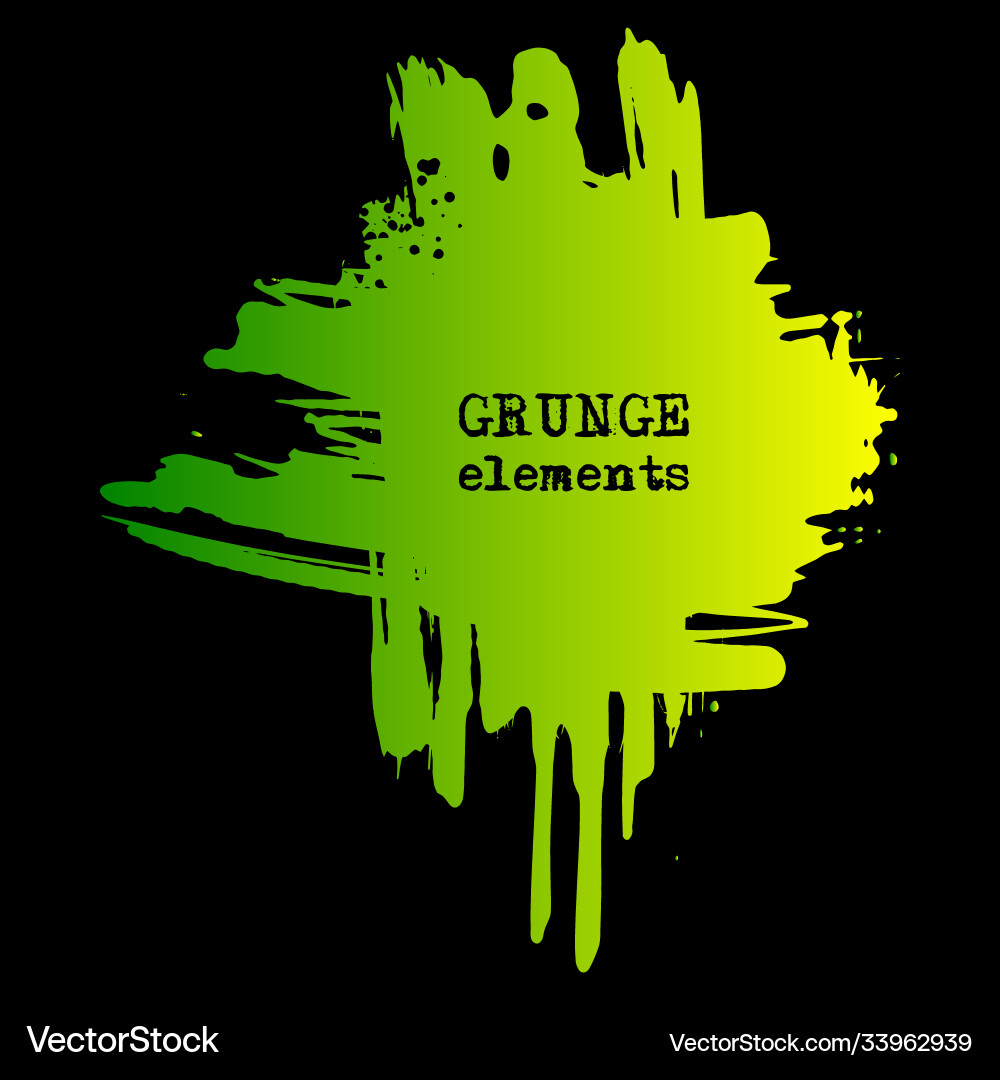 Splats splashes and blobs gradient ink paint Splats splashes and blobs gradient ink paint vector image