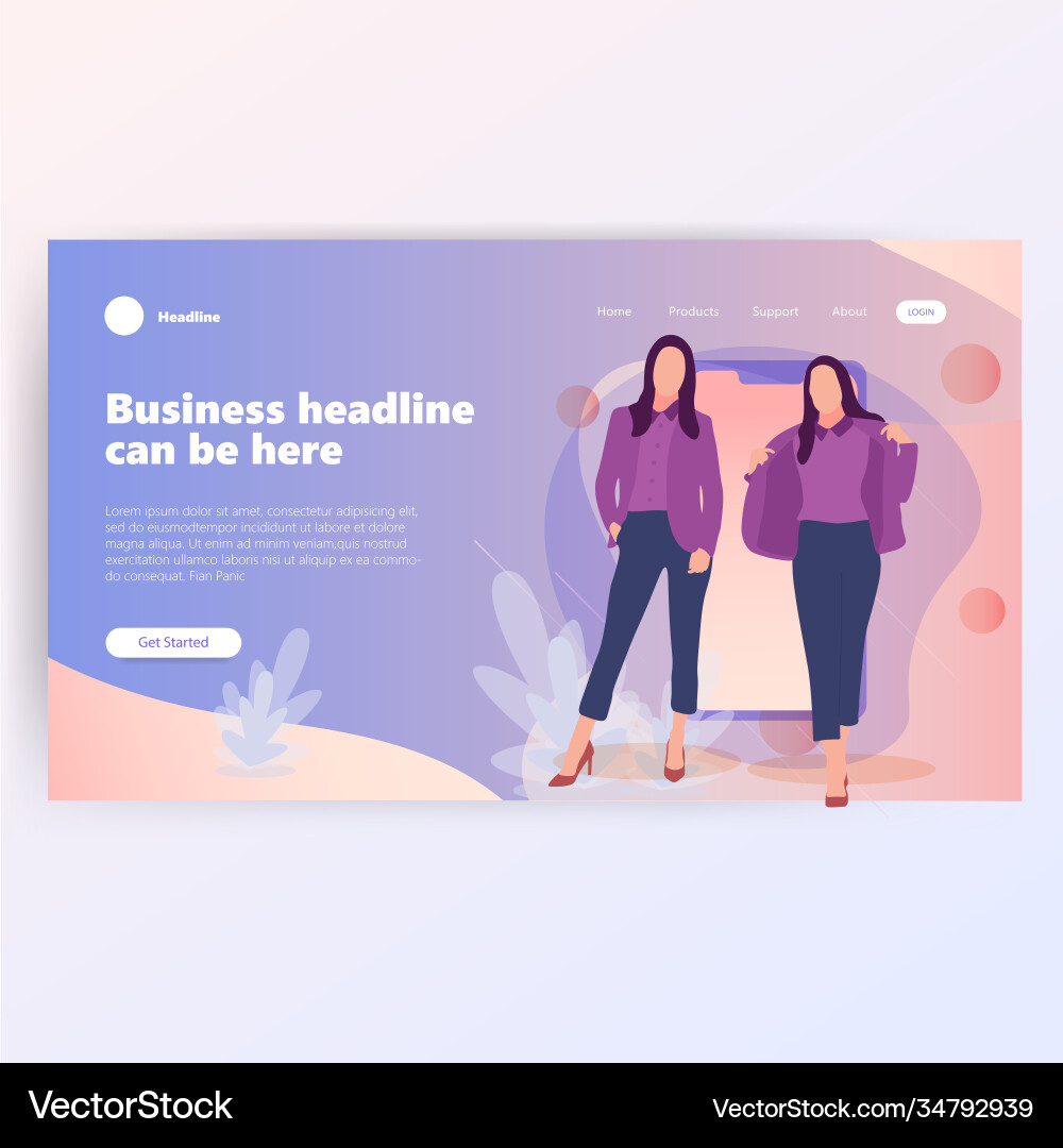 Team Collaboration with Graphs Vector Image