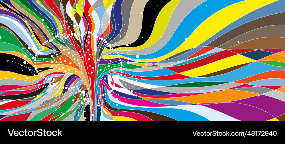 Abstract artificial intelligence cloud computing Abstract artificial intelligence cloud computing vector image