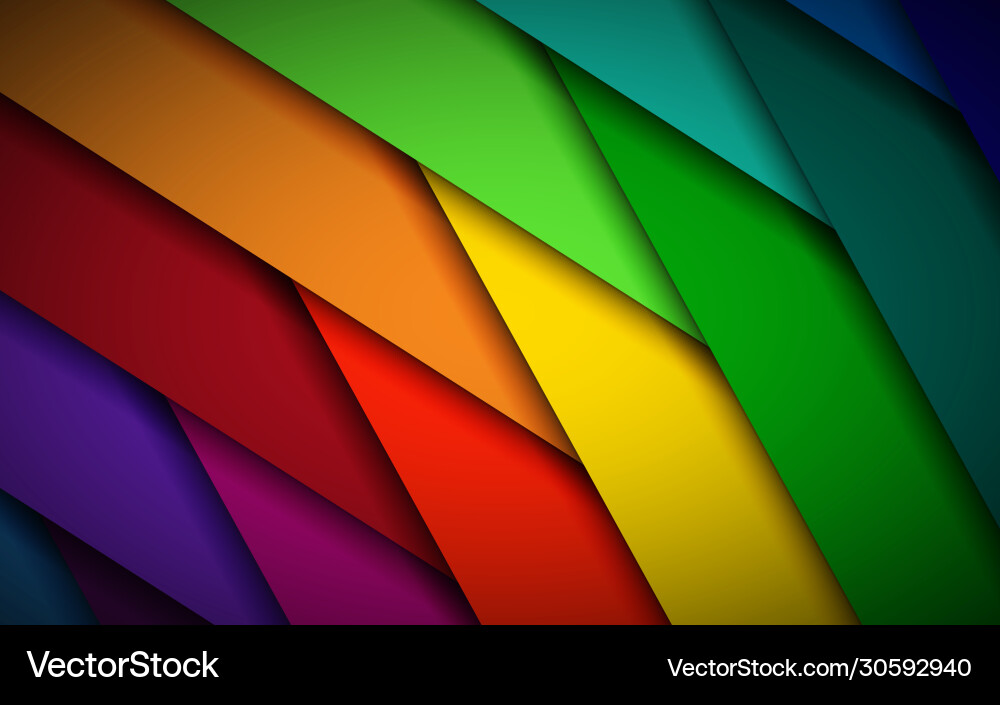 Abstract colorful background with vibrant overlap Abstract colorful background with vibrant overlap vector image