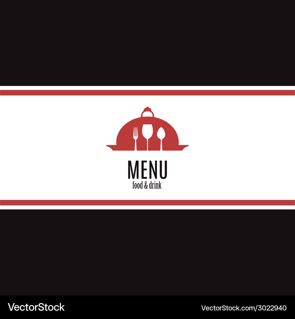 Abstract menu background with some special objects vector image