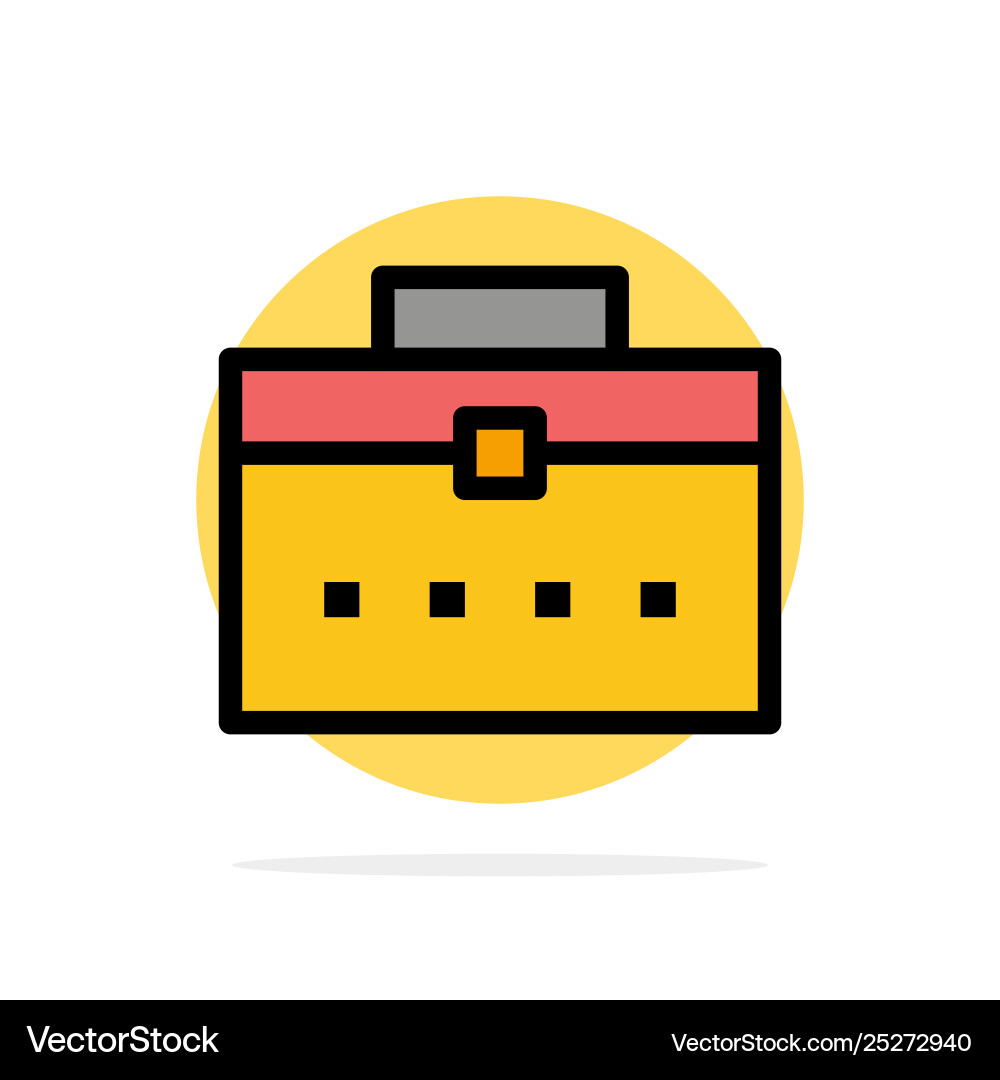 Bag worker user interface abstract circle Bag worker user interface abstract circle Vector Image
