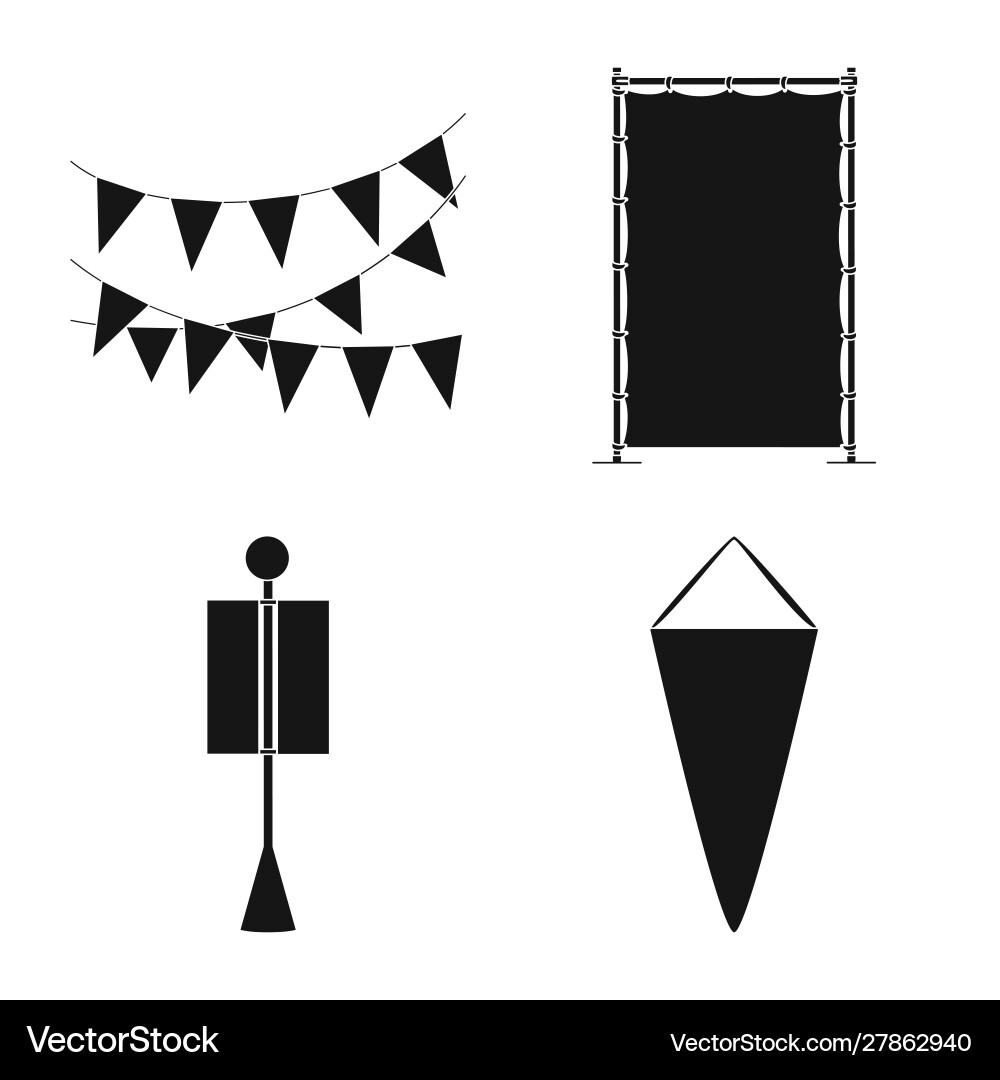 Isolated object material and media icon set Isolated object material and media icon set vector image