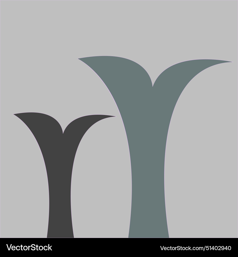 Tree shape background design 1 vector image