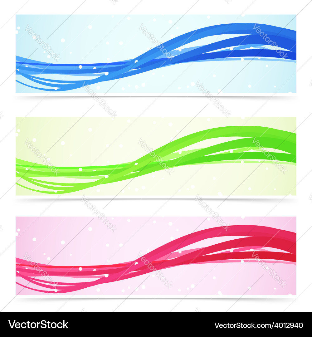 Web speed line colorful banner collection vector image
