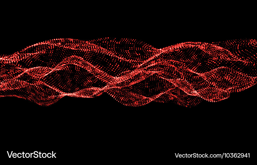 Abstract landscape background cyberspace vector image