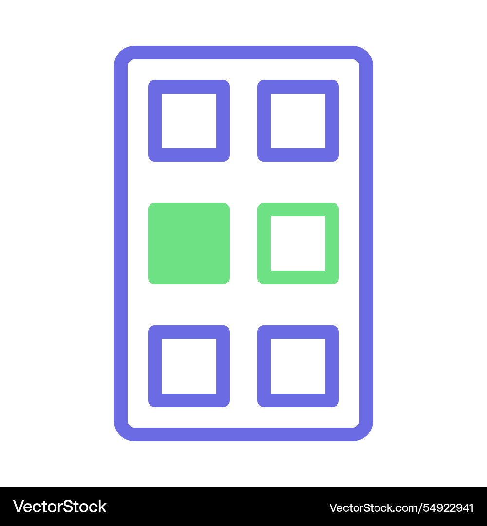 Abstract mobile app interface icon concept Abstract mobile app interface icon concept vector image