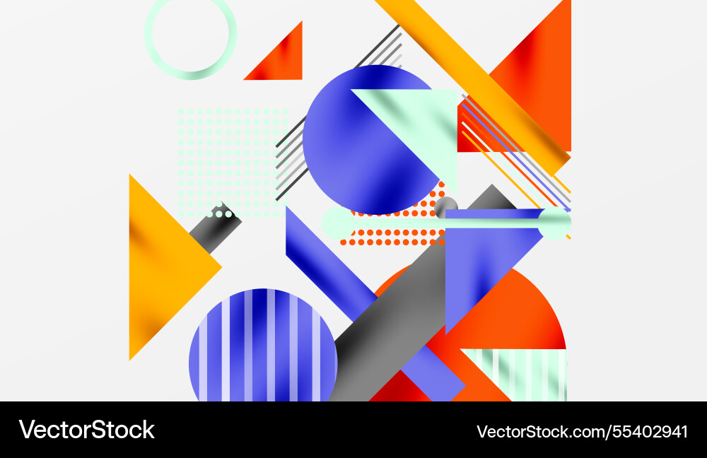 Geometric background showcasing sharp lines Vector Image