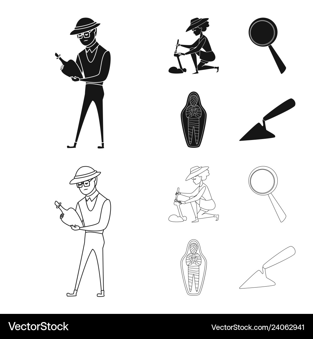 Isolated object of story and items sign Isolated object of story and items sign vector image