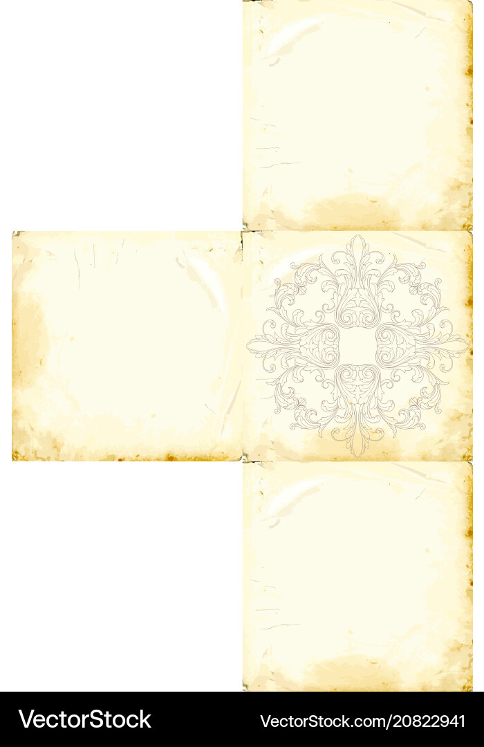 Vintage Baroque Ornamentation Royalty Free Vector Image