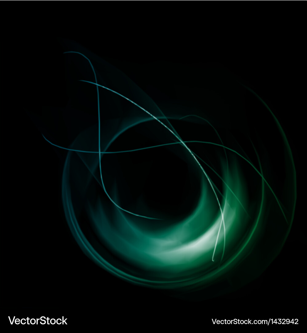 Abstract background with green lines Vector Image