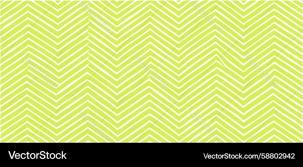 Dynamic lime green zigzag pattern with vibrant Vector Image