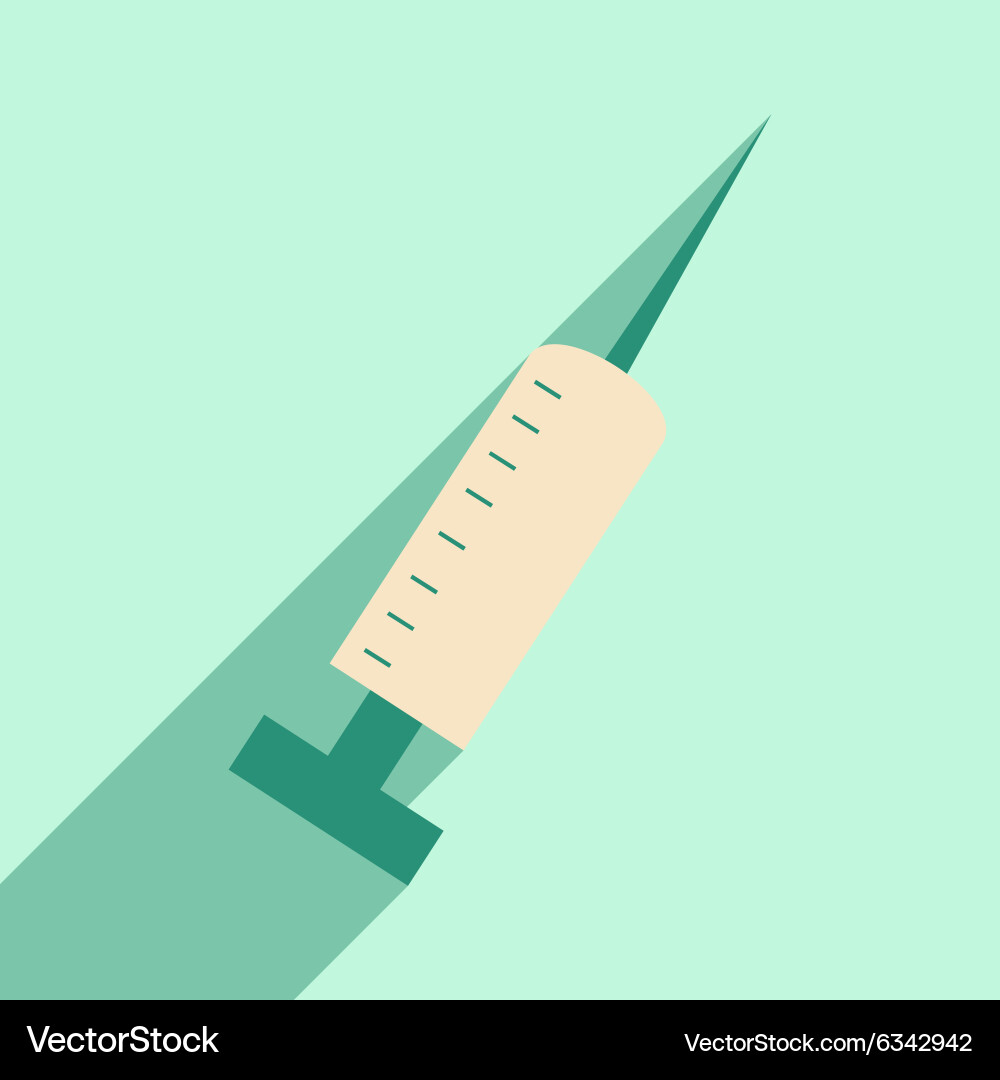 Flat with shadow icon and mobile application Vector Image