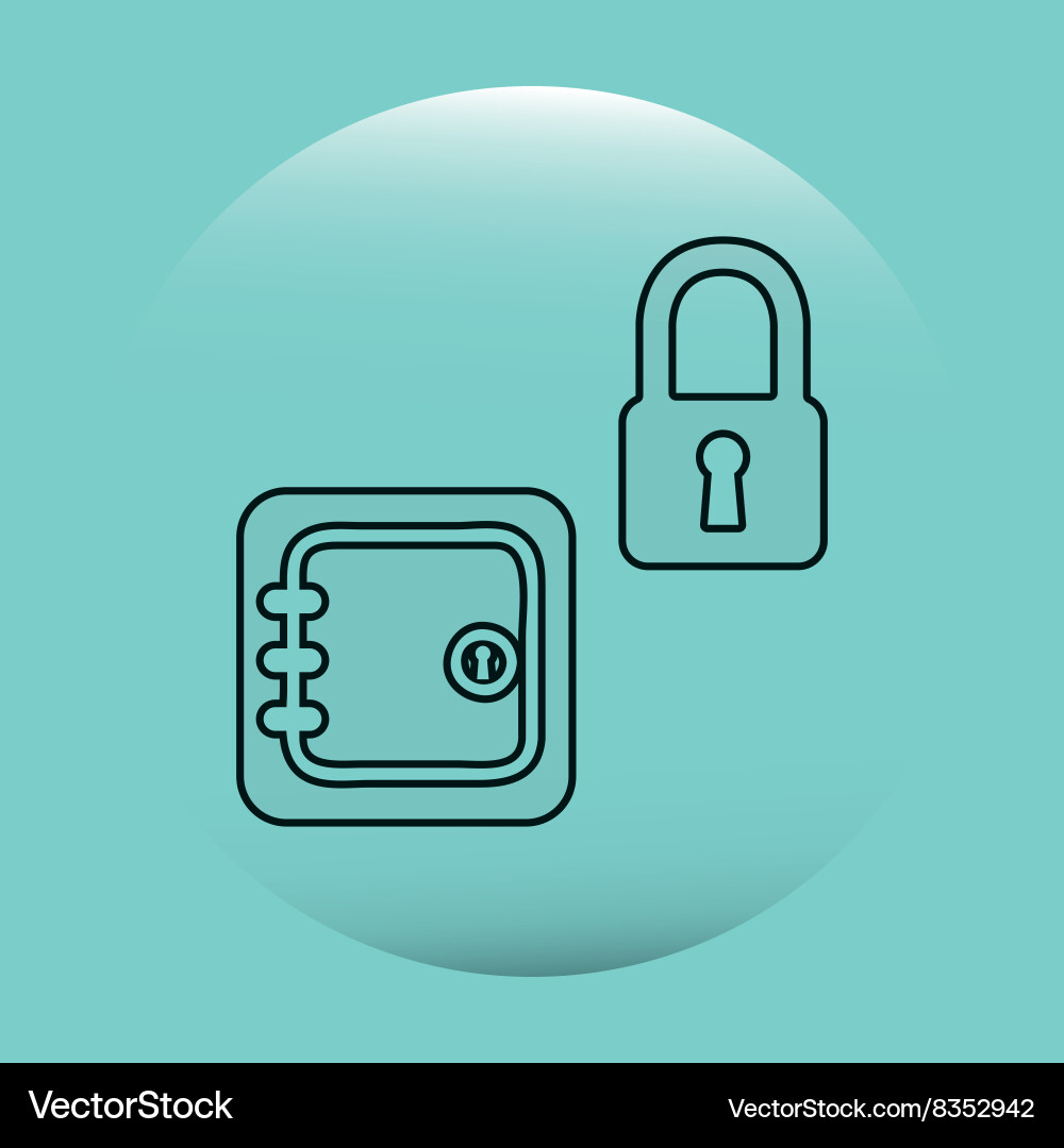 Security system design Vector Image